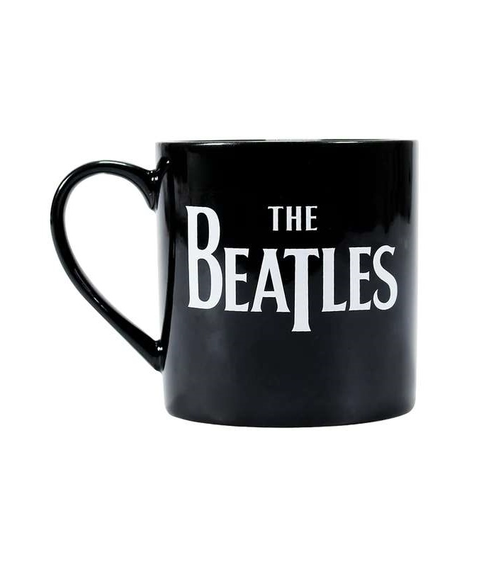 Tazón Negro Logo The Beatles