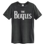 Polera The Beatles Logo – Talla L (Estilo Vintage)